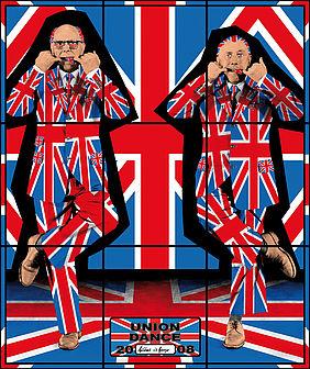 GILBERT & GEORGE, UNION DANCE, 2008. © Gilbert & George