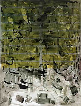 Florin Kompatscher: Ohne Titel, 2012; Öl/Leinwand, 220 x 170 cm. Courtesy Galerie Elisabeth & Klaus Thoman Innsbruck/Wien.