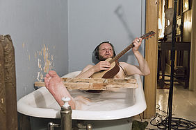 Ragnar Kjartansson: The Visitors, 2012, Nine channel HD video projection, 64 minutes; Courtesy the artist.