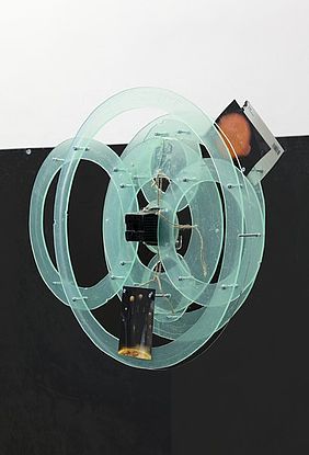 The SUN, 2012, Plexiglas, mixed media, 300 x 200 cm (detail). Courtesy: Galerie Emanuel Layr (Wien).