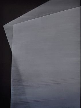 NATALIA ZAŁUSKA: Field, 2012; Öl auf Baumwolle, 160 x 120 cm. Courtesy Christine König Galerie.